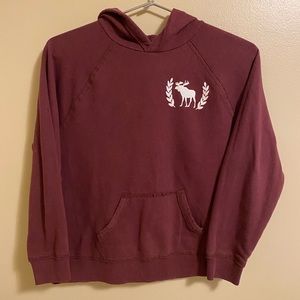 Abercrombie light weight girls hooded sweatshirt
